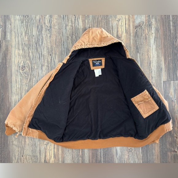 Walls Work Wear Brown Duck Canvas Jacket Mens XL 46-48 Distressed W35203KBW - Picture 3 of 13